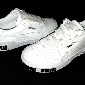 Puma Cali Bold White Sneakers 